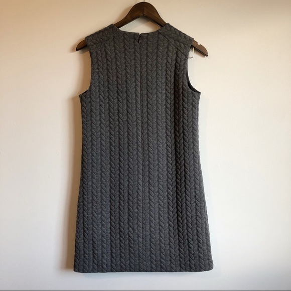 CYNTHIA ROWLEY Knit Quilted Soft Stretchy Sleeveless Tank Mini Dress Grey - Picture 7 of 12